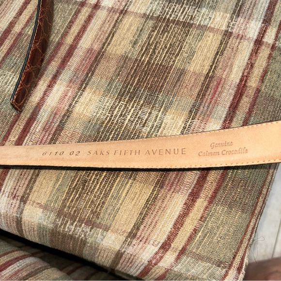 Saks mens croc belt excellent condition - Picture 4 of 5